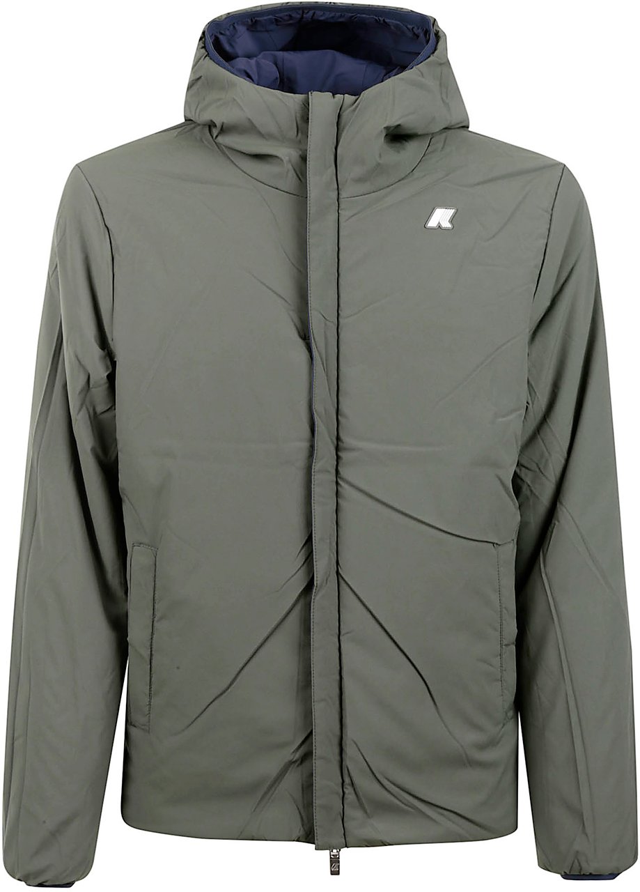 K-WAY Coats Blu Verde Blauw