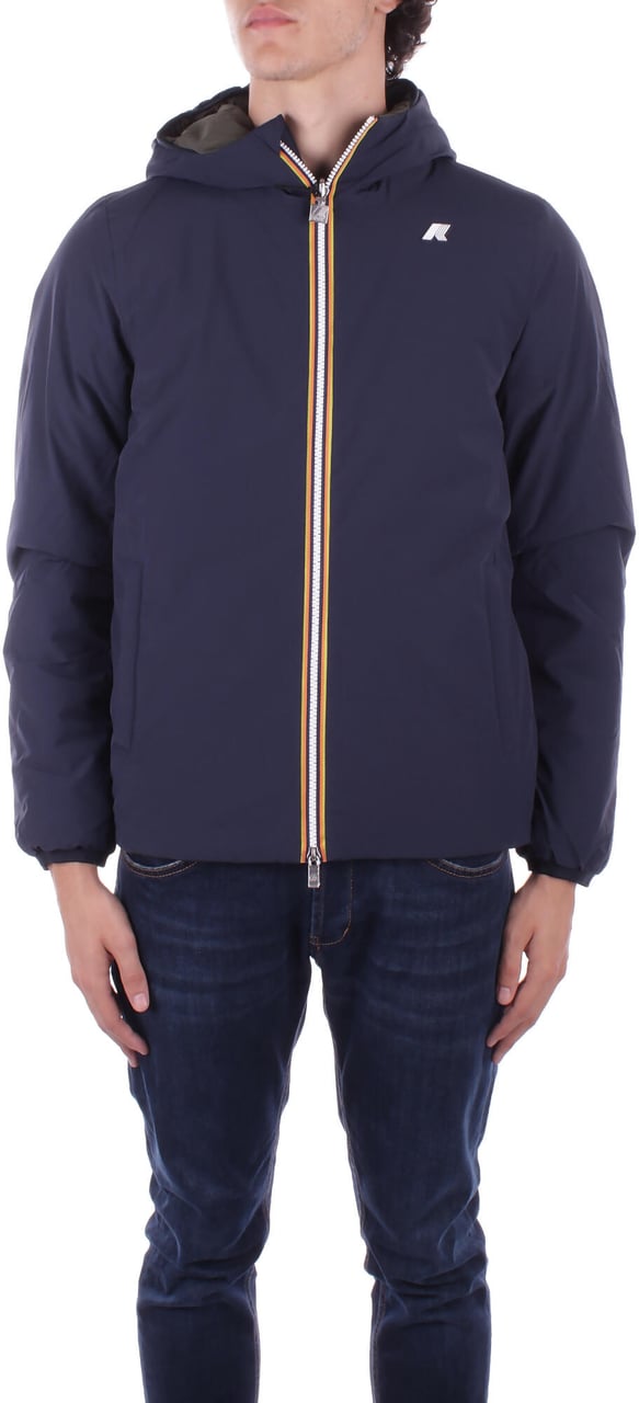 K-WAY Coats Black Pure Green Blackish Zwart