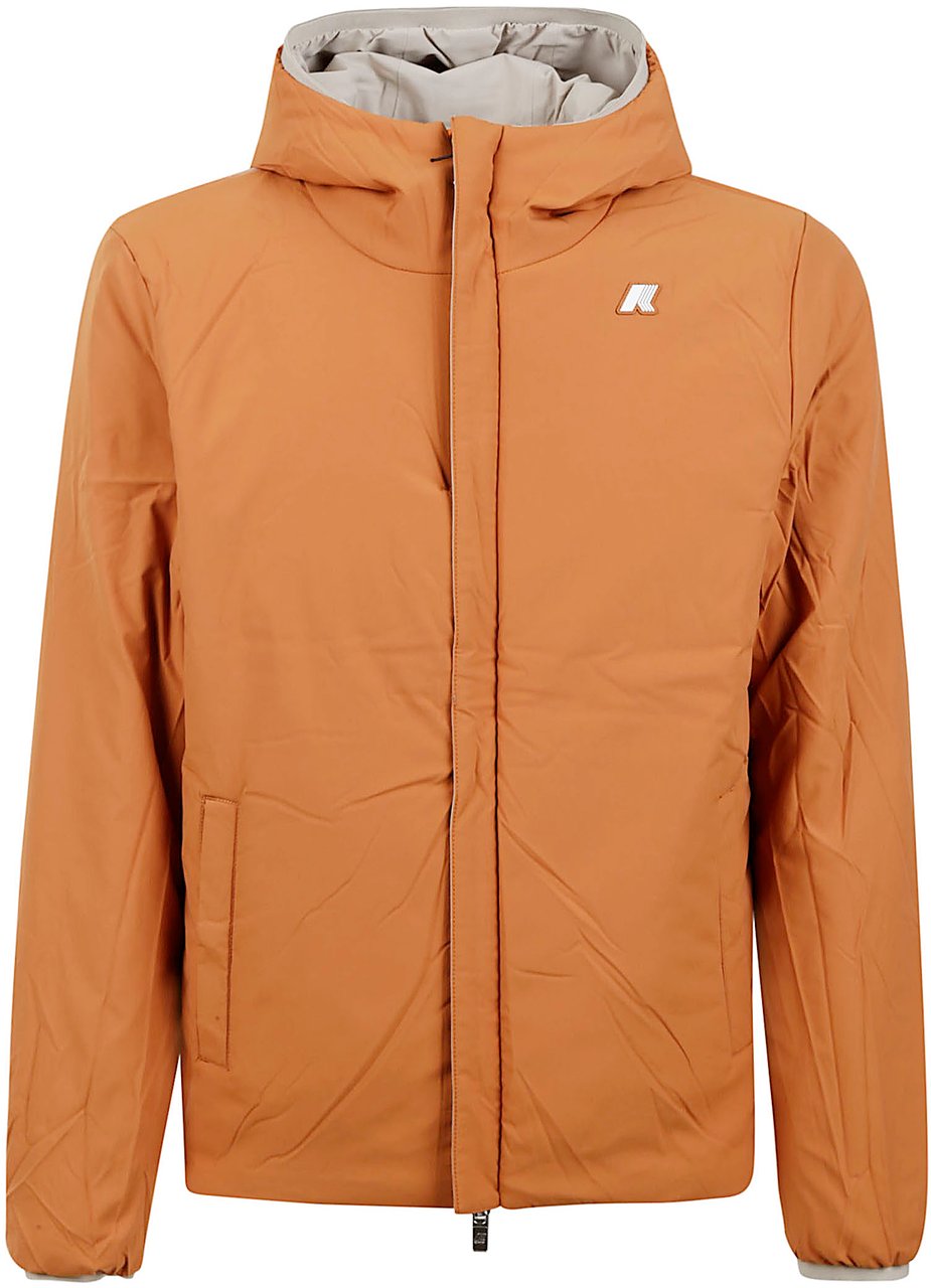 K-WAY Coats Beige Arancio Beige