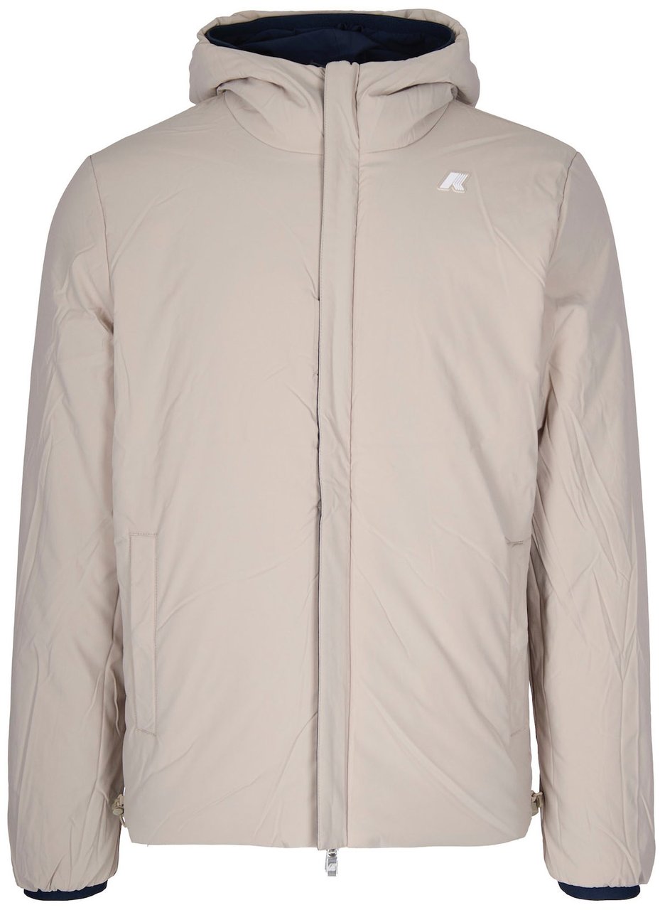 K-WAY Coats Bluedepthbeige Cash Blauw