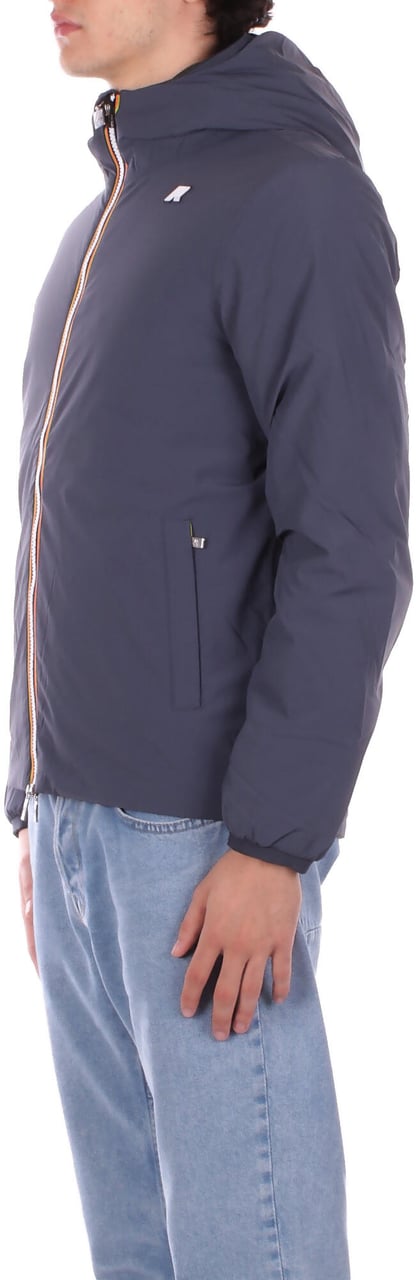 K-WAY Coats Blue Airforce Green Blauw