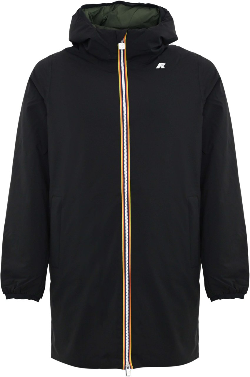 K-WAY Coats Black Pure Zwart