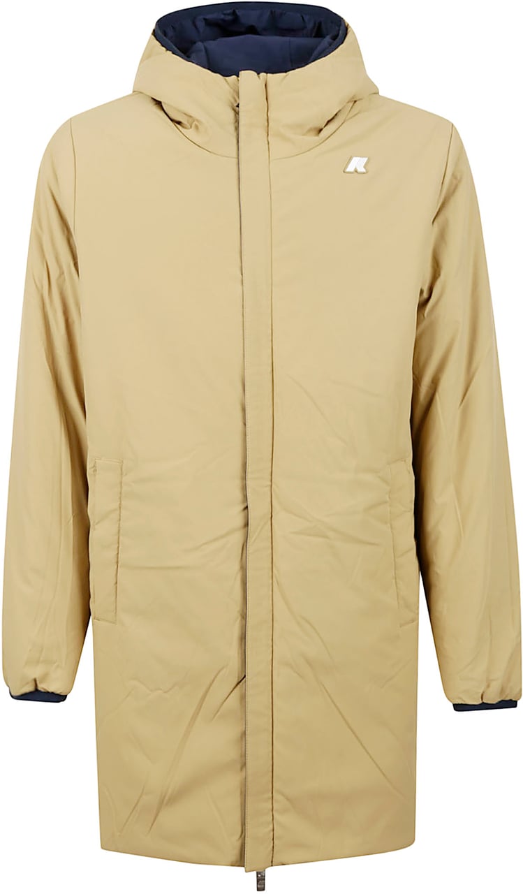 K-WAY Coats Blu Senape Blauw