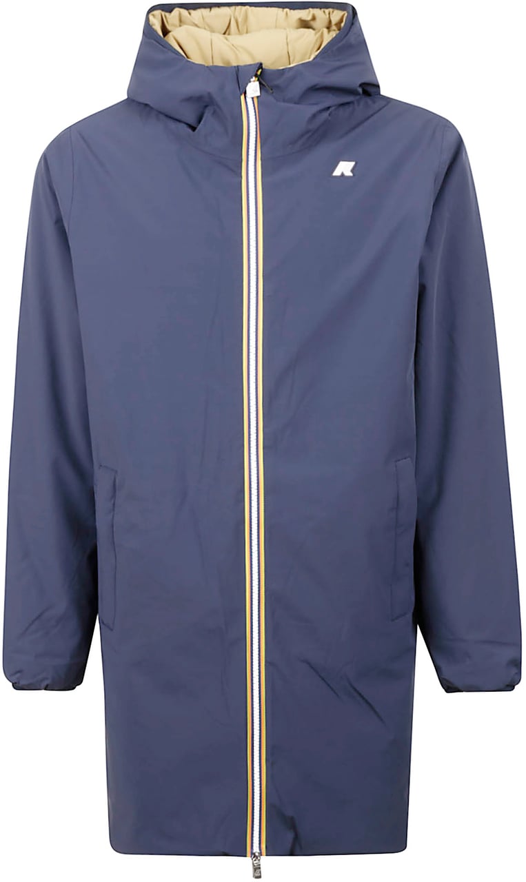 K-WAY Coats Blu Senape Blauw
