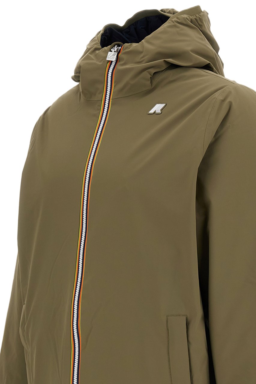 K-WAY Green Jacob Warm Reversible Down Jacket Groen