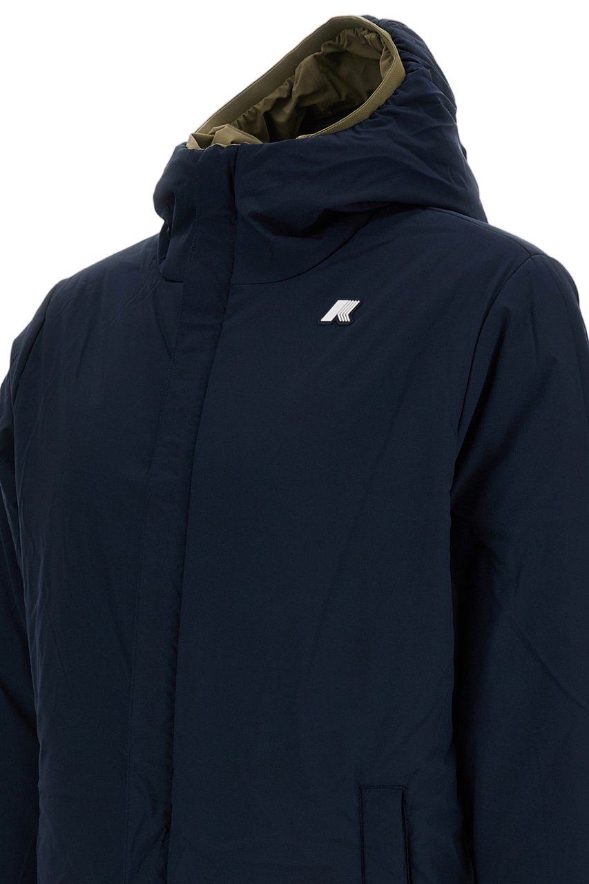 K-WAY Green Jacob Warm Reversible Down Jacket Groen