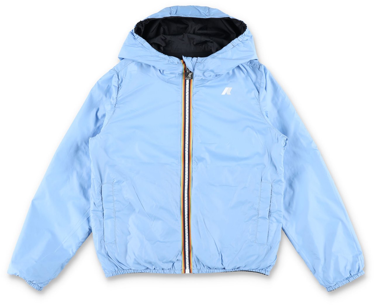 K-WAY Jack Plus Jacket Double Black/Light Blue Divers