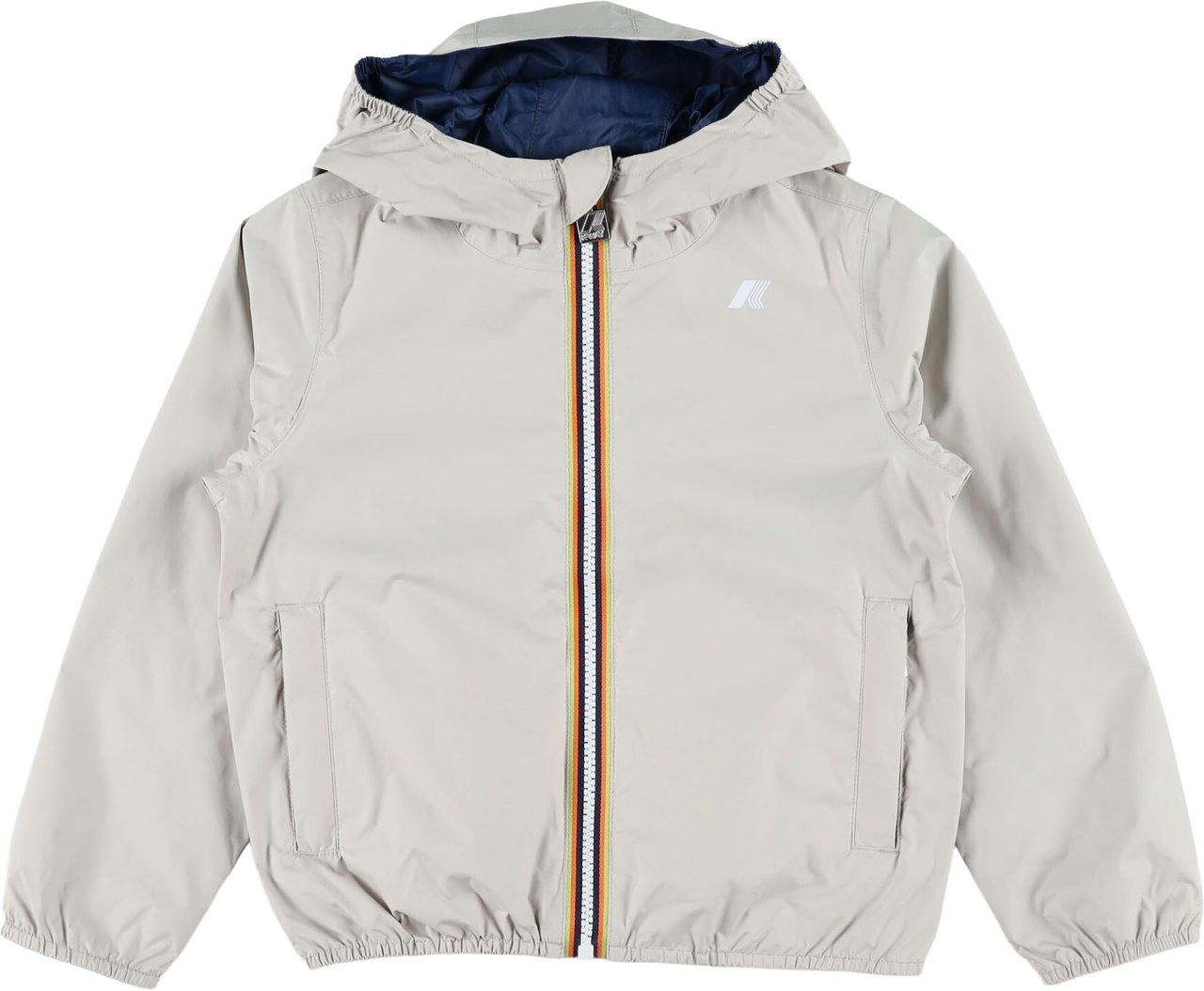 K-WAY Jack Plus Jacket Double Beige/Blue Divers