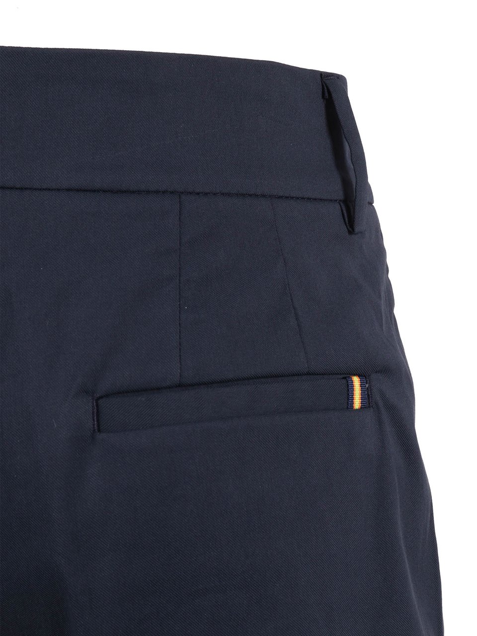K-WAY Blue Nive Twill Chino Shorts Zwart