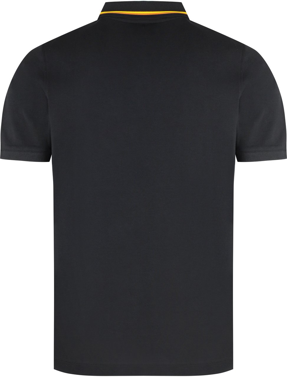 K-WAY Jud Cotton-piqué polo shirt Zwart