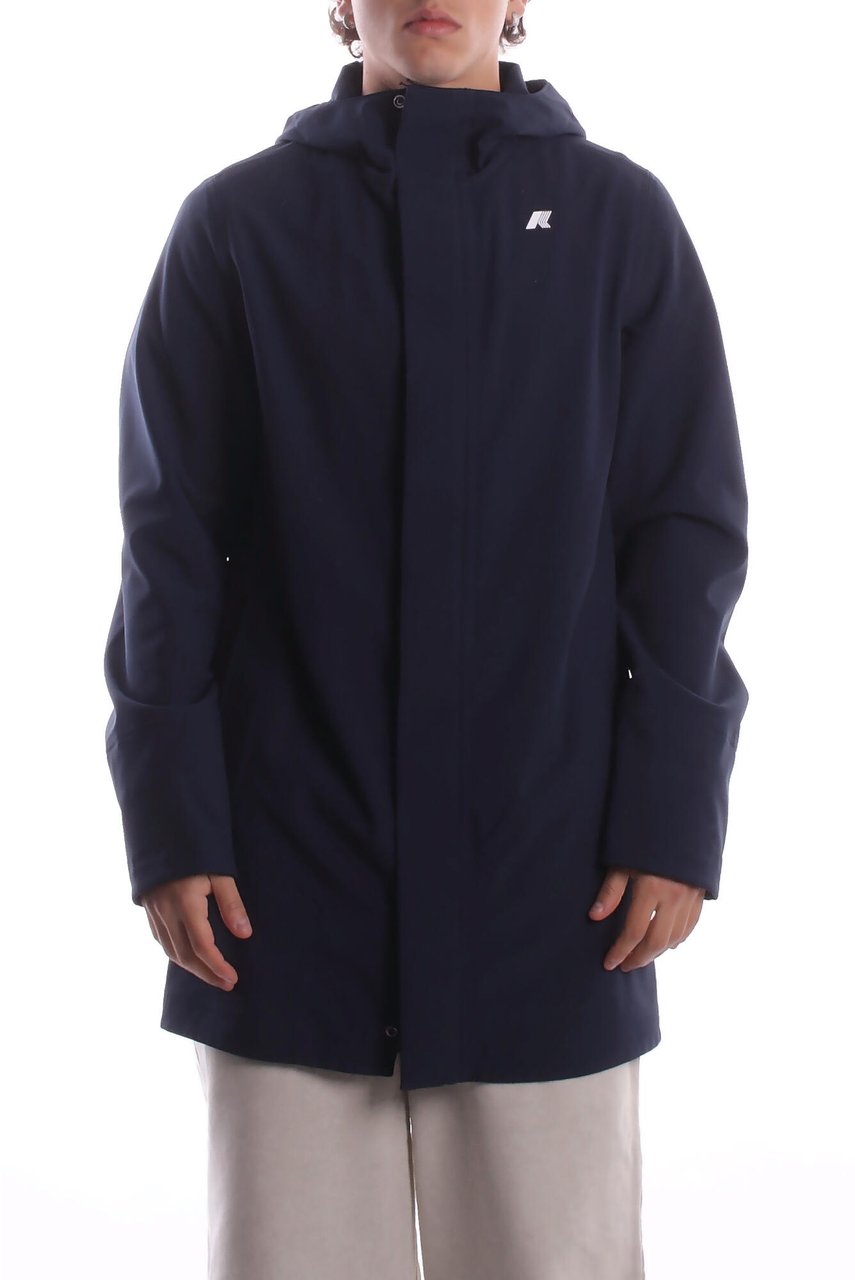 K-WAY Coats Blue Depth Blue Depth Blauw