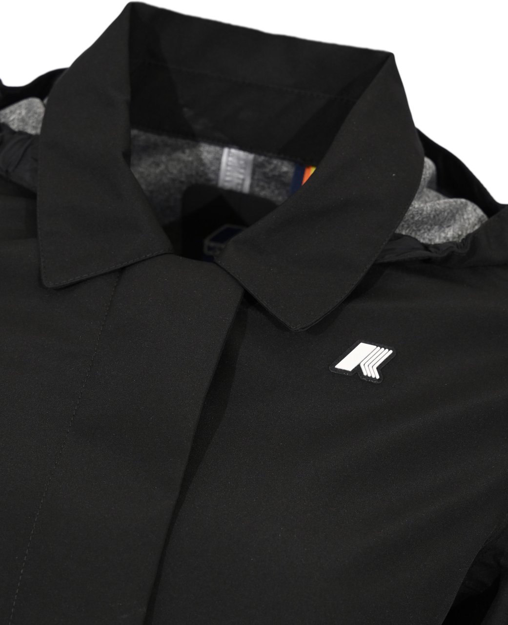 K-WAY Coats Black Pure Zwart