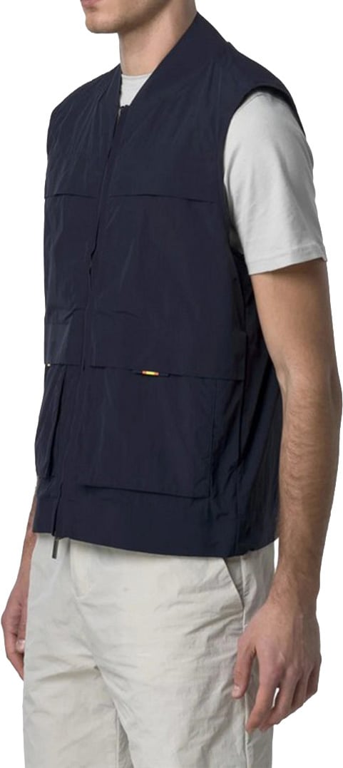 K-WAY Gilet Blue Blauw