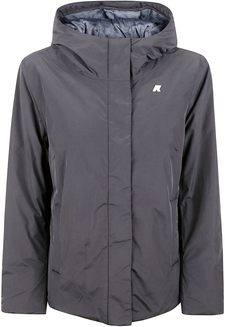 K-WAY Coats Black Zwart