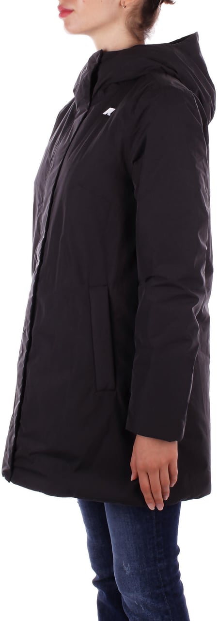 K-WAY Coats Black P Blue A Zwart