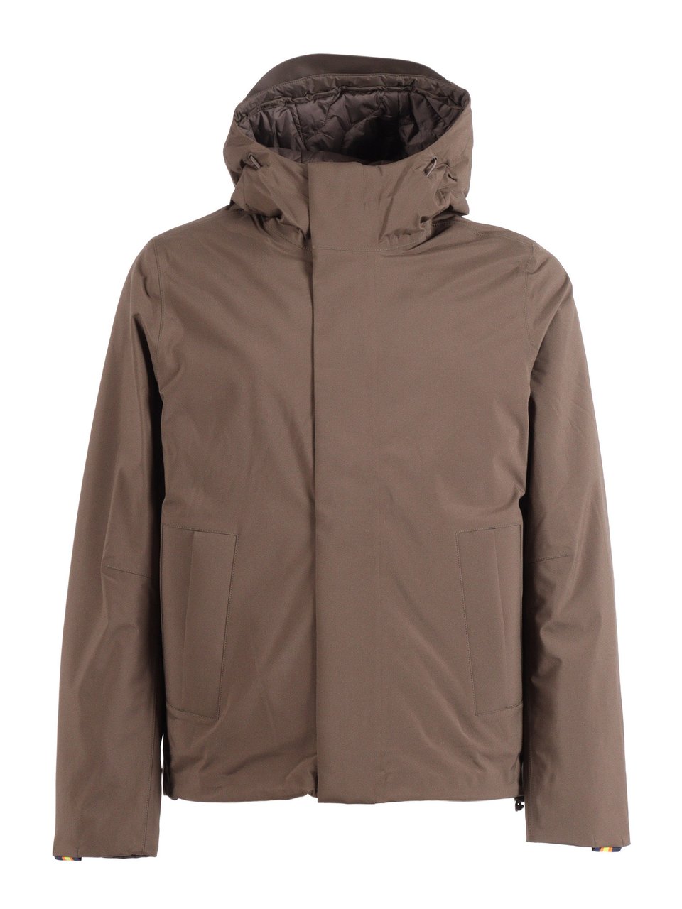 K-WAY Brown Bonded Padded Jacket Roze