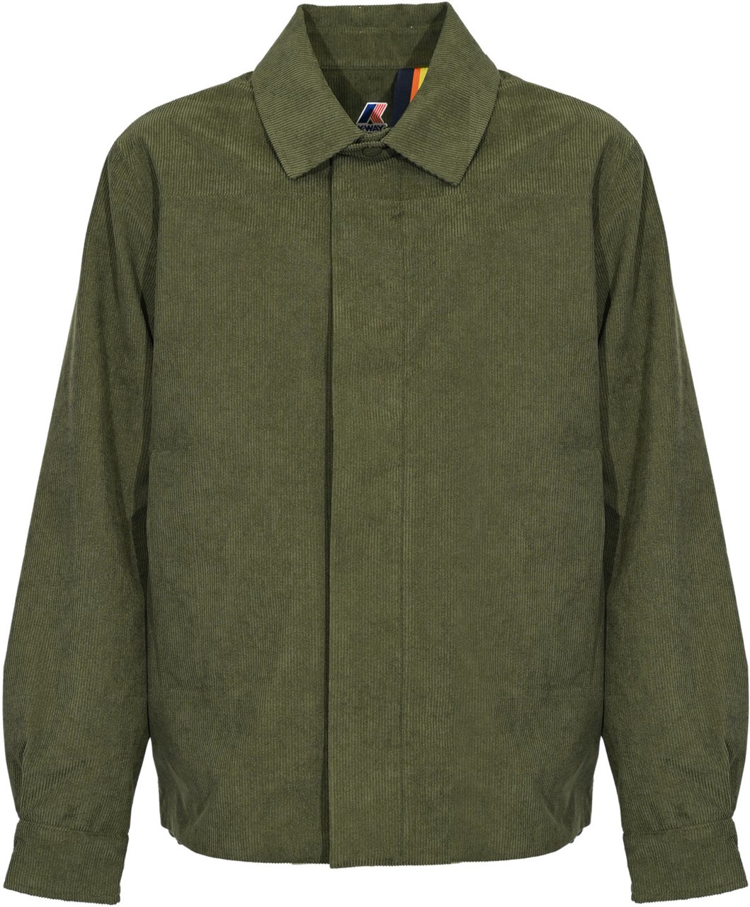 K-WAY Coats Green Blackish Tar Donkergroen