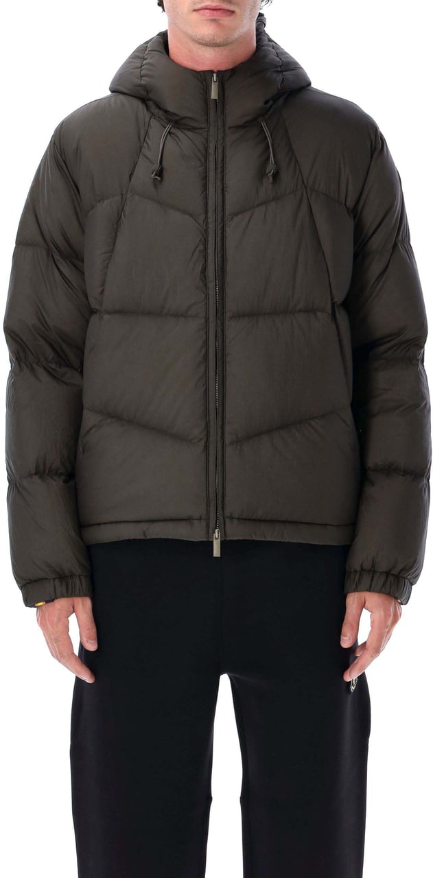 K-WAY Quill Thermo Light Ripstop Blackolive Zwart