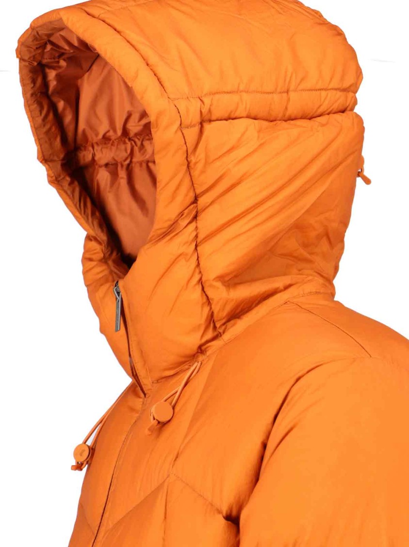 K-WAY Classic Orange Casual Jacket With High Collar Oranje