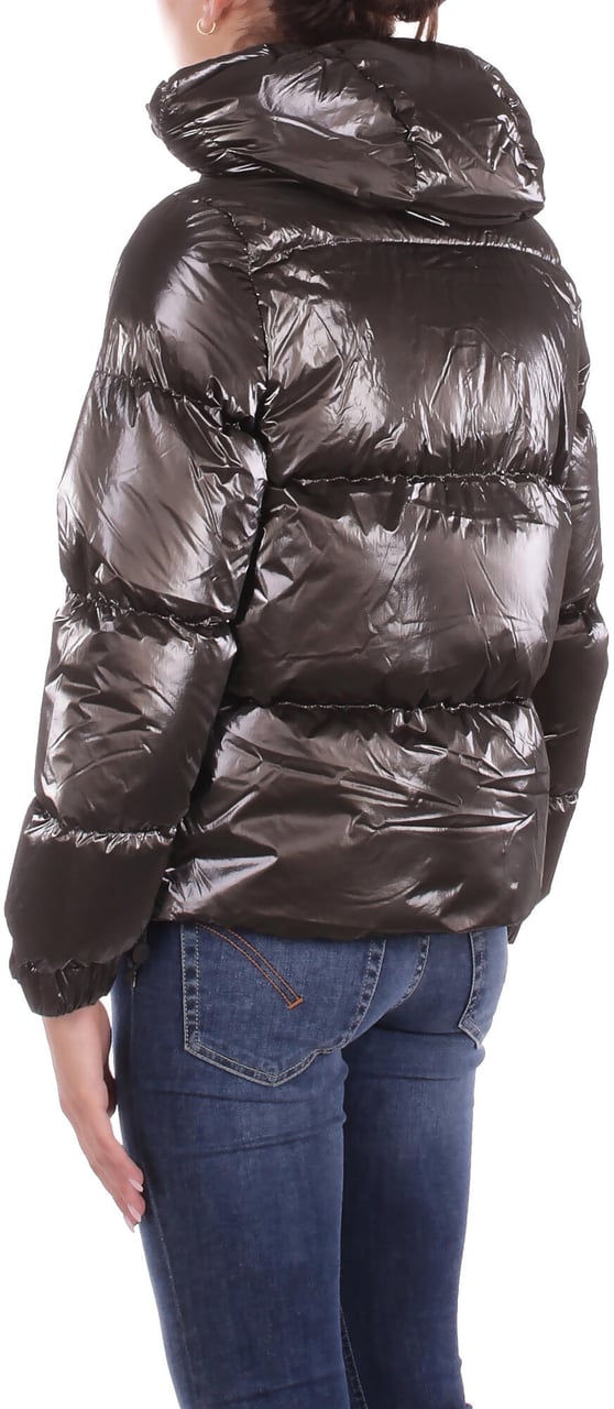 K-WAY Coats Black Olive Combo Zwart