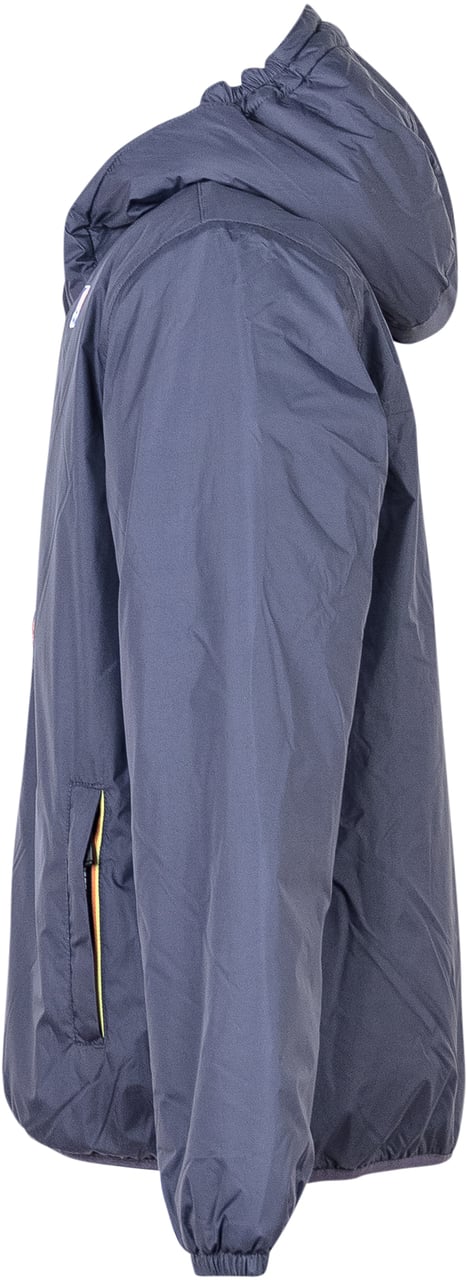 K-WAY K-Way Giacca Reversibile con Cappuccio Blu Blauw