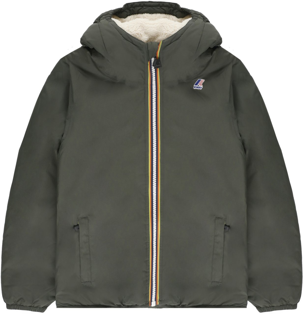 K-WAY Coats Green Groen