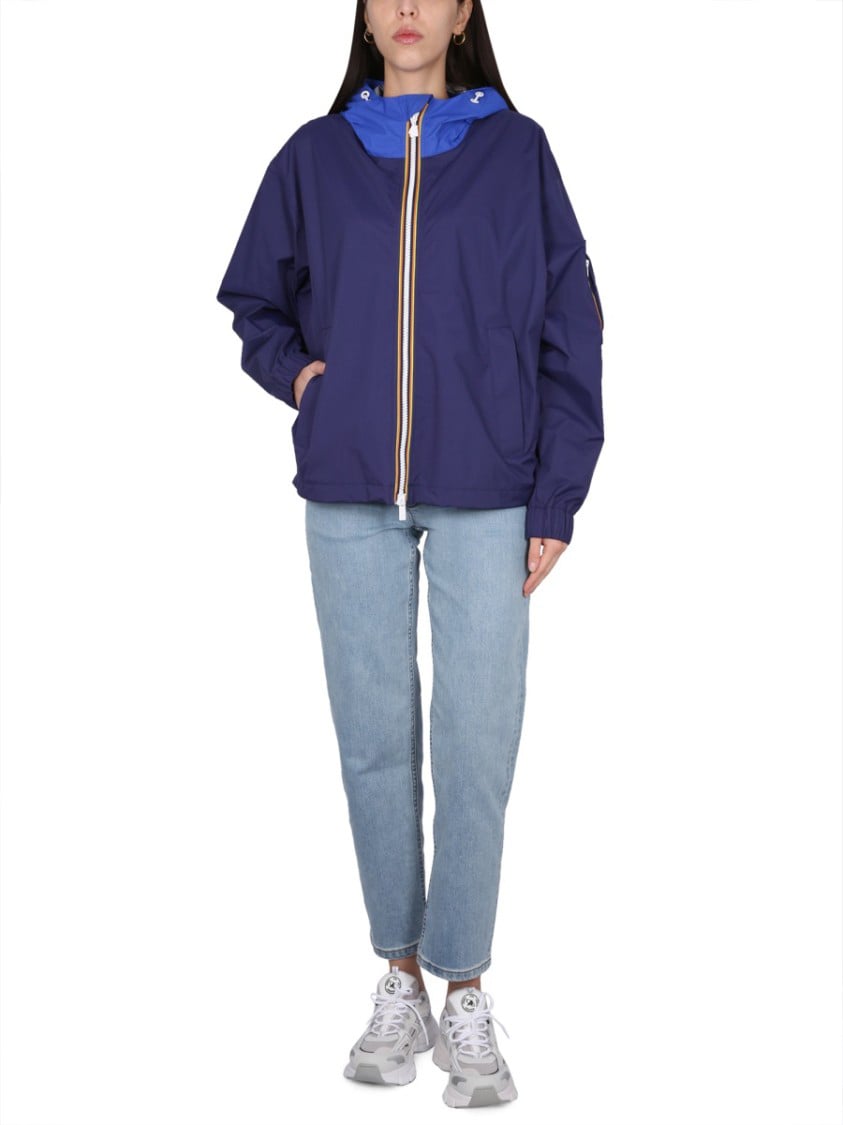K-WAY Claudey Jacket Blauw