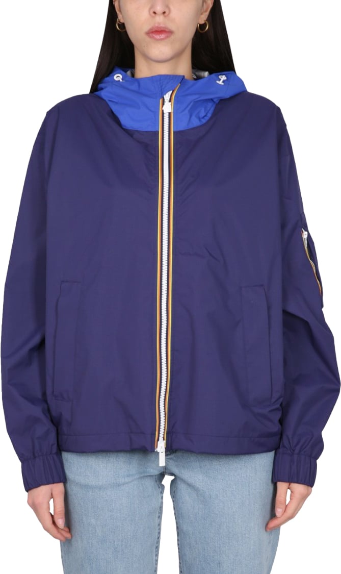 K-WAY Claudey Jacket Blauw