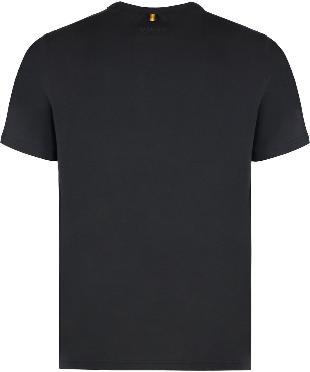 K-WAY Adame cotton crew-neck T-shirt Zwart