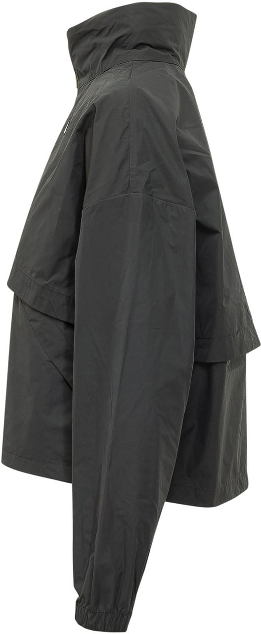 K-WAY Giacca Aubette Memory Touch con Zip Donkergrijs