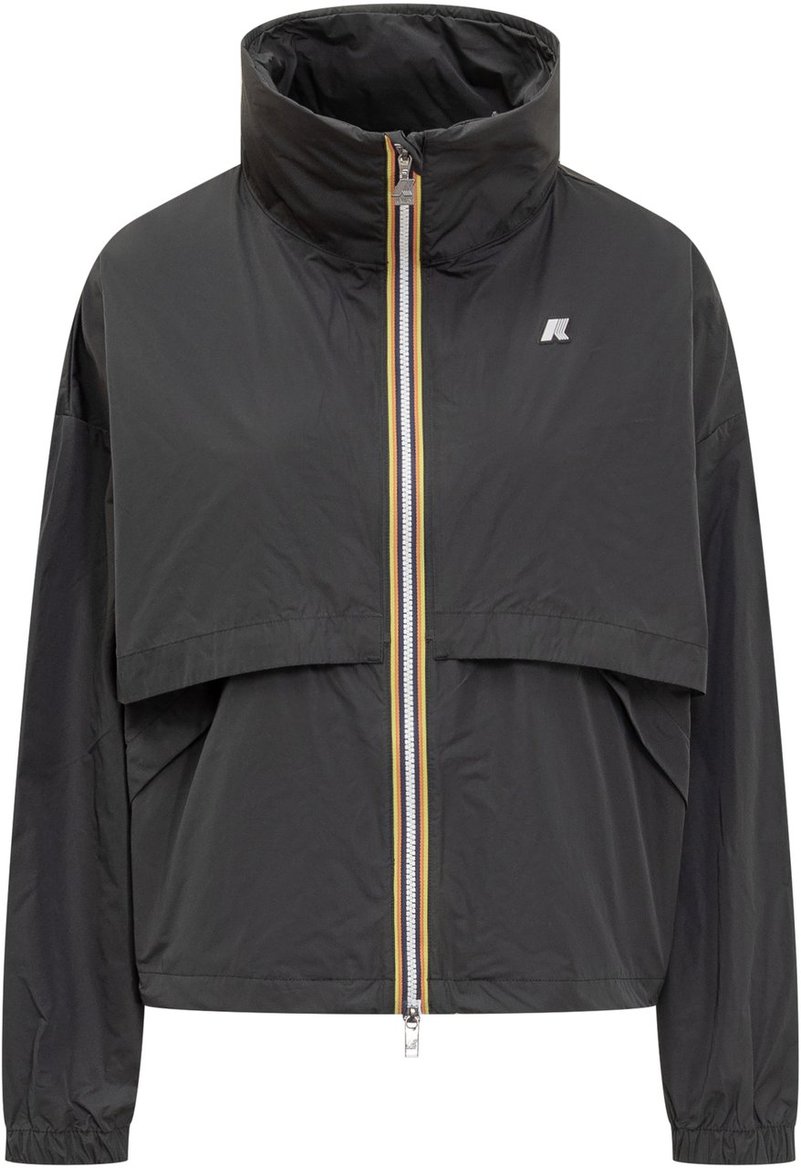 K-WAY Giubbino Aubette Memory Zwart
