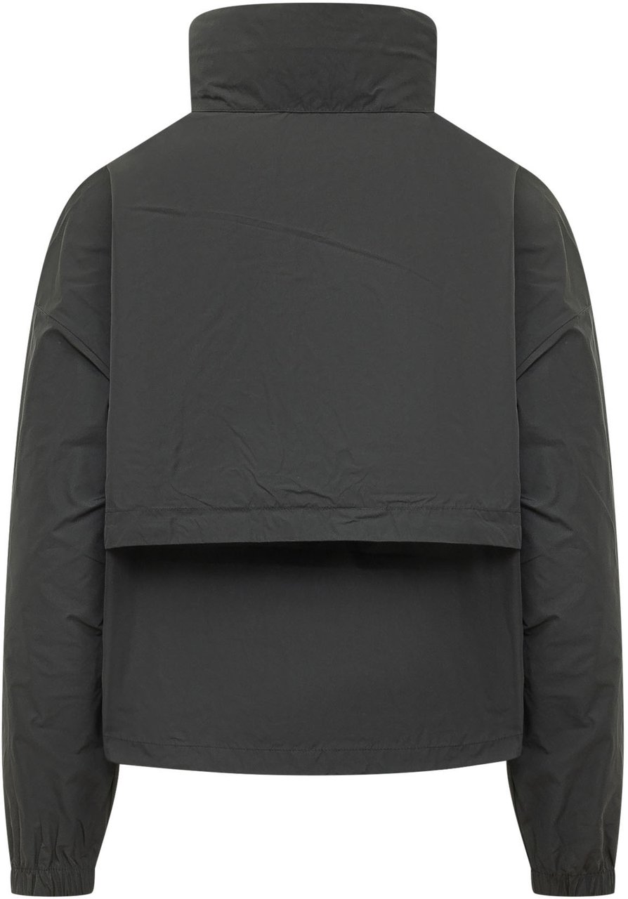 K-WAY Giacca Aubette Memory Touch con Zip Donkergrijs