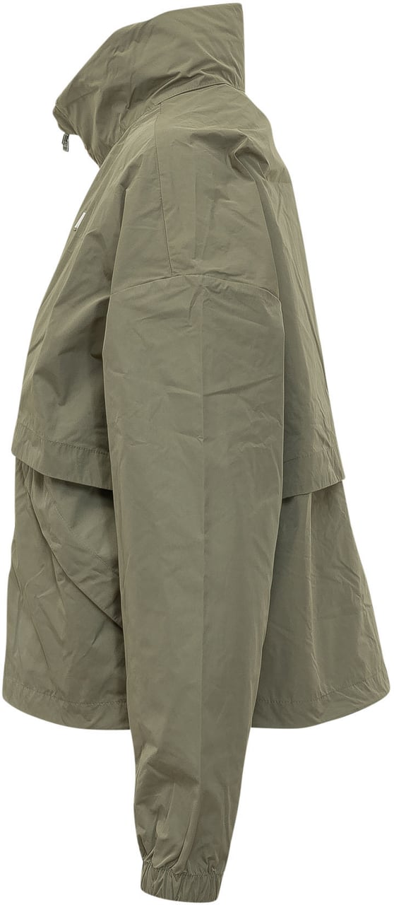 K-WAY Giacca Aubette Memory Touch con Zip Donkergroen