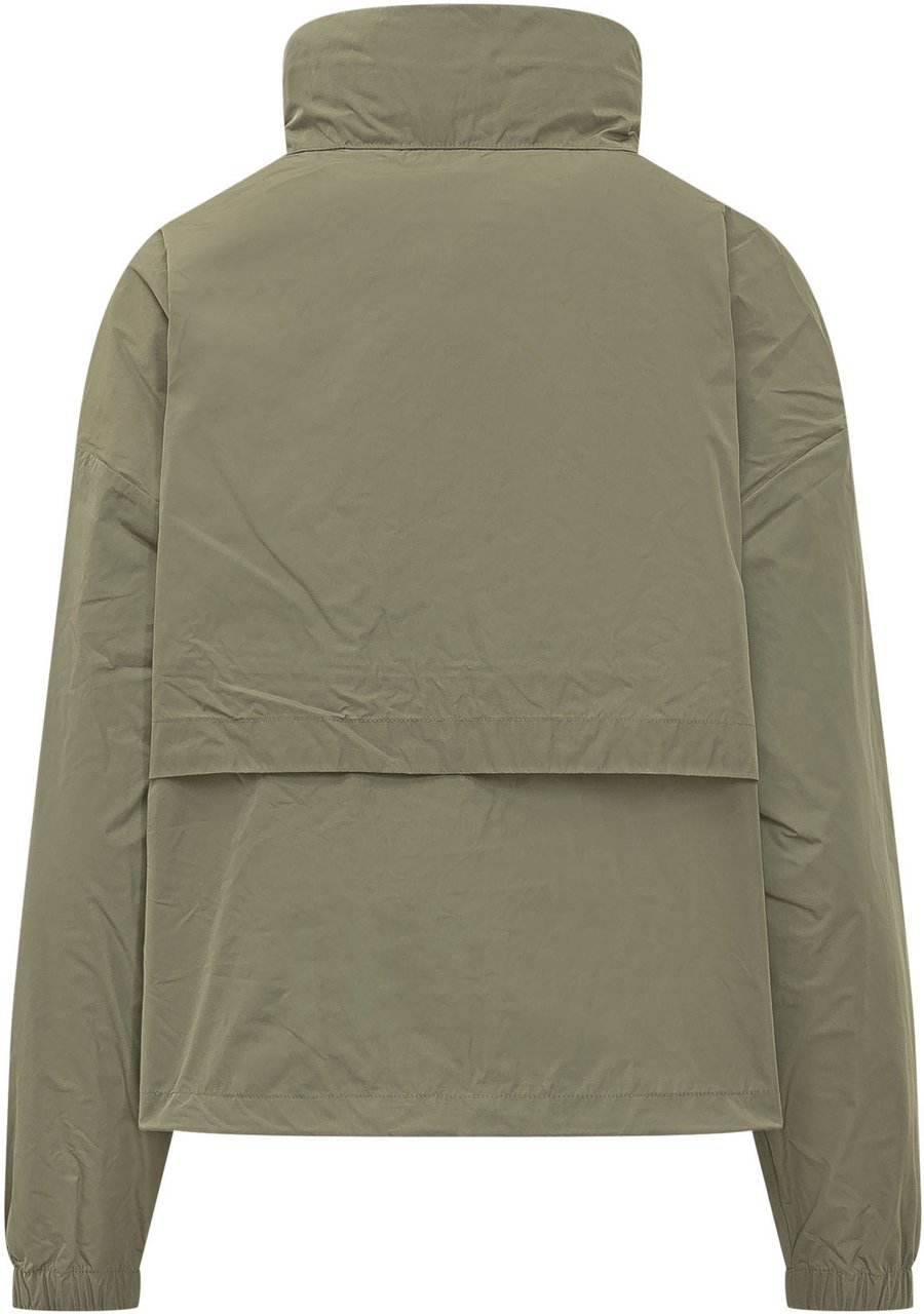 K-WAY Giacca Aubette Memory Touch con Zip Donkergroen