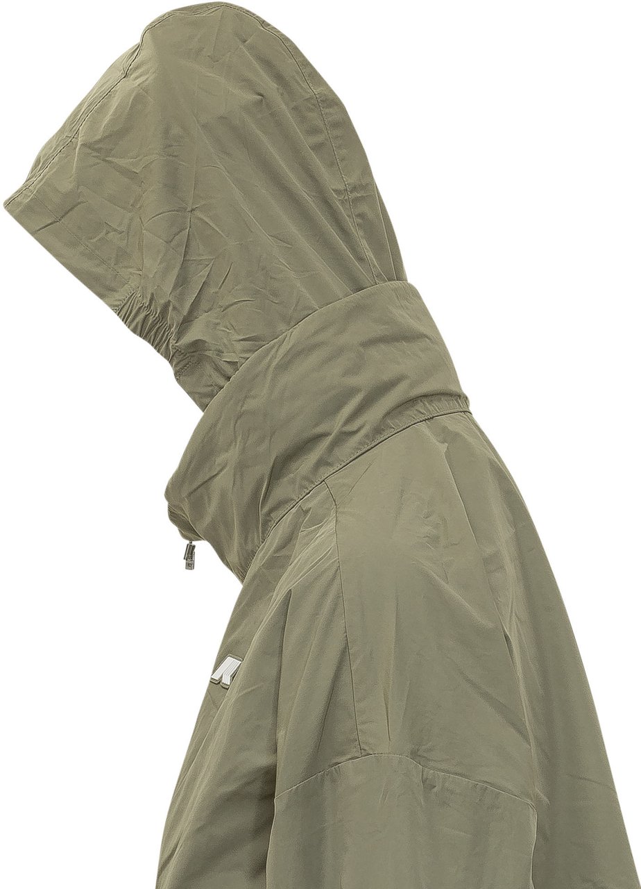 K-WAY Giacca Aubette Memory Touch con Zip Donkergroen