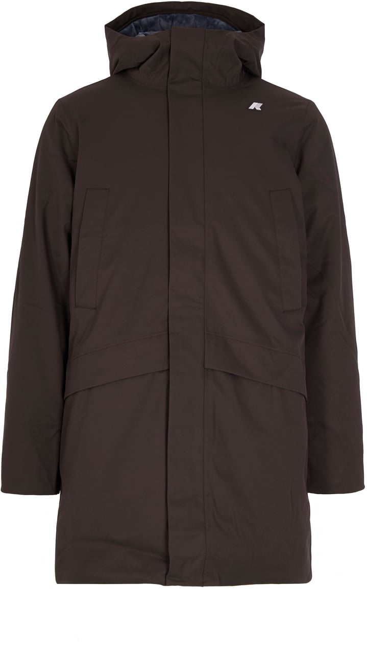 K-WAY Coats Black Oliveblue Airf Zwart