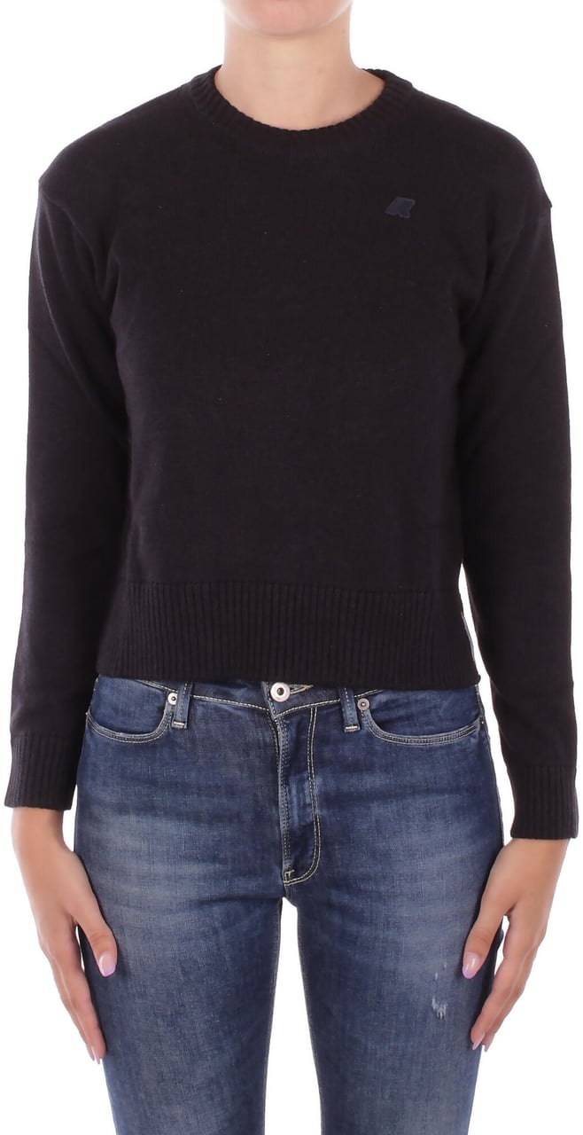 K-WAY Sweaters Black Mel Zwart
