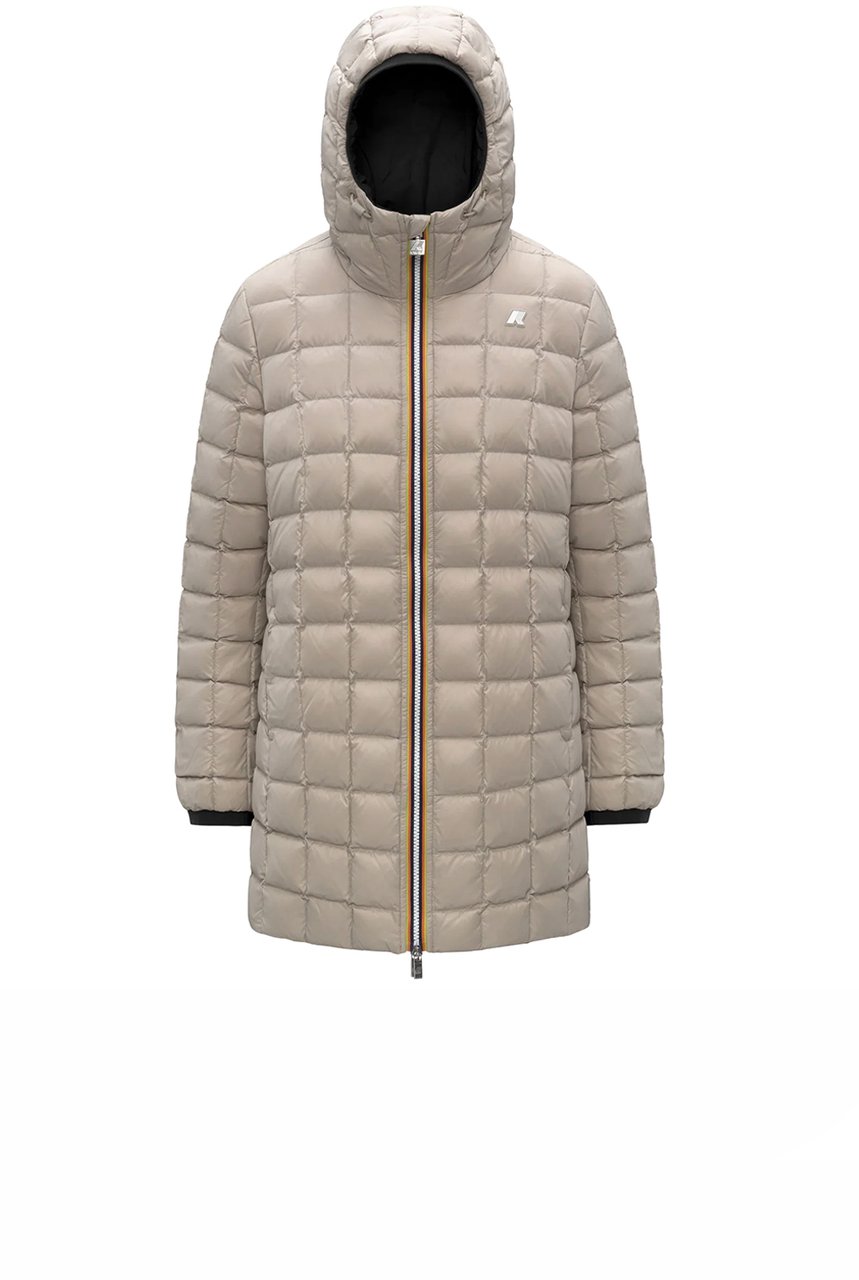 K-WAY Jackets Black Beige Zwart