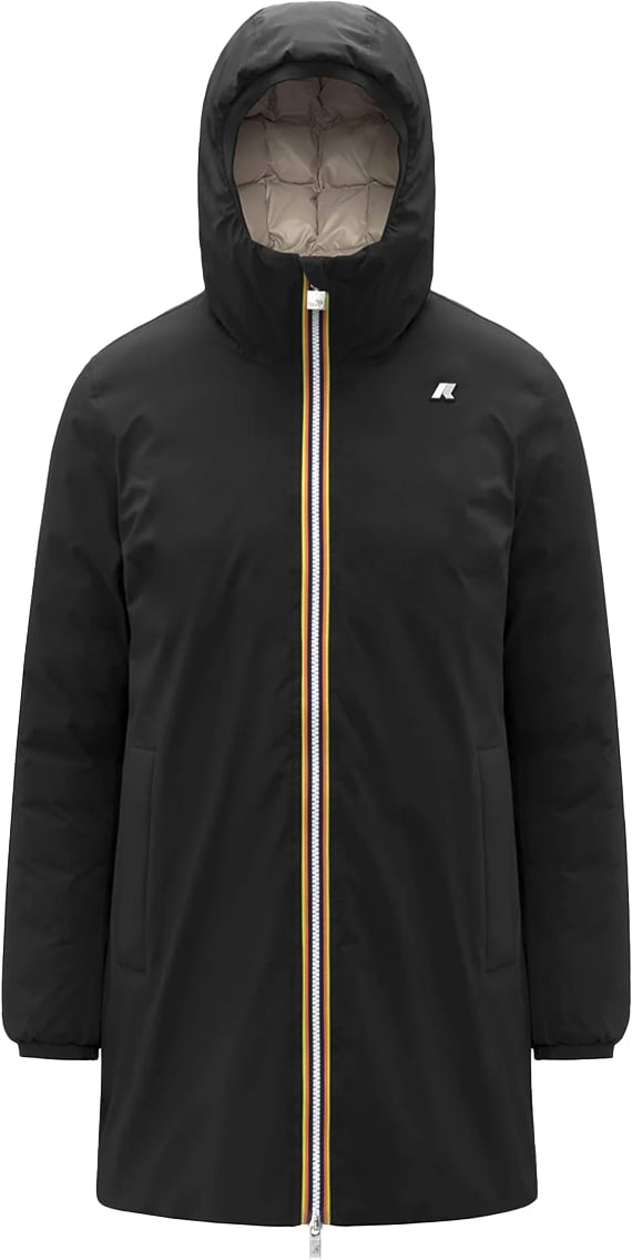 K-WAY Jackets Black Beige Zwart