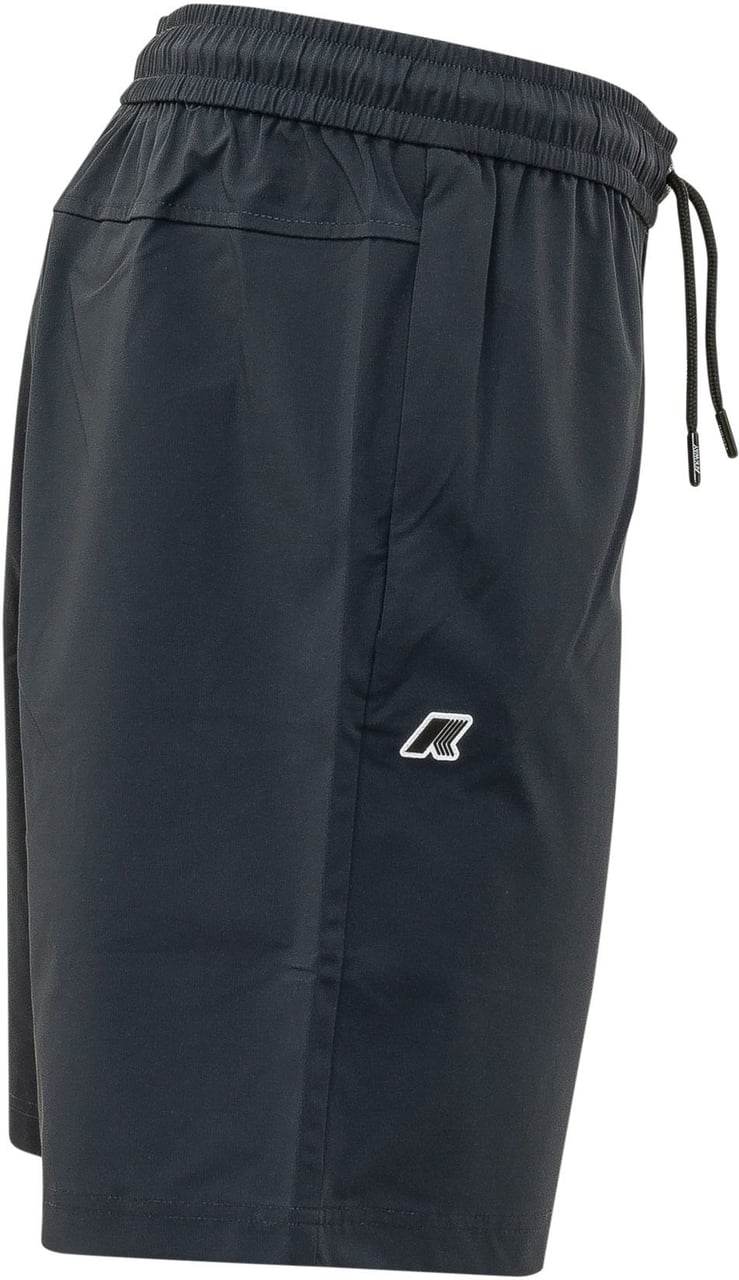 K-WAY Pantaloncini con Coulisse e Vita Elasticizzata Donkergrijs