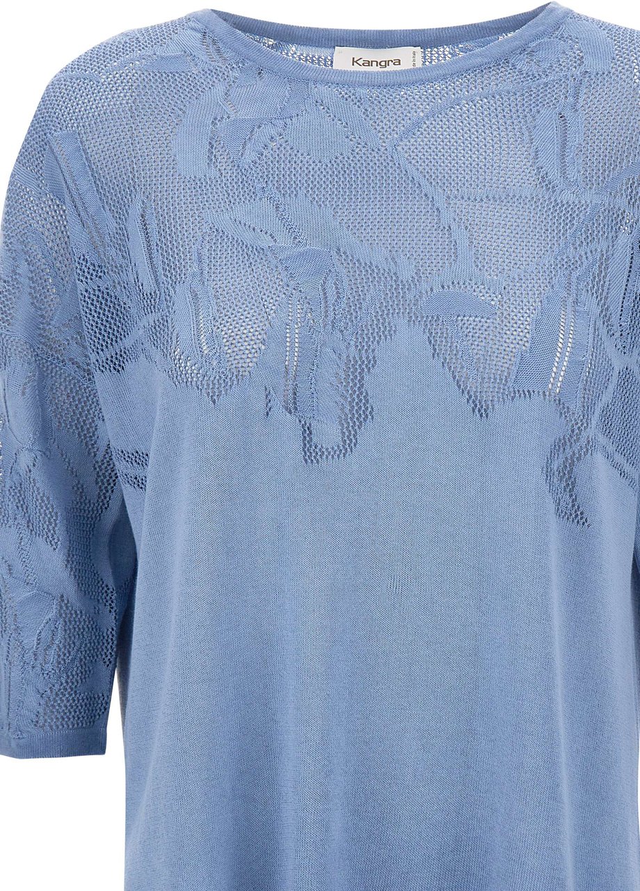 Kangra Sweaters Light Blue Lichtblauw
