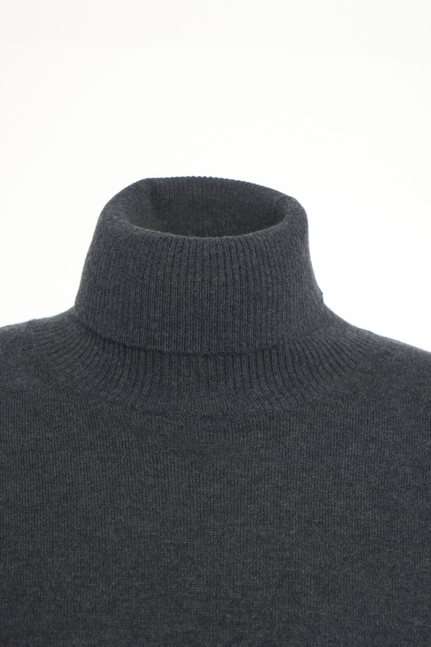 Kangra Wool blend turtleneck sweater Beige
