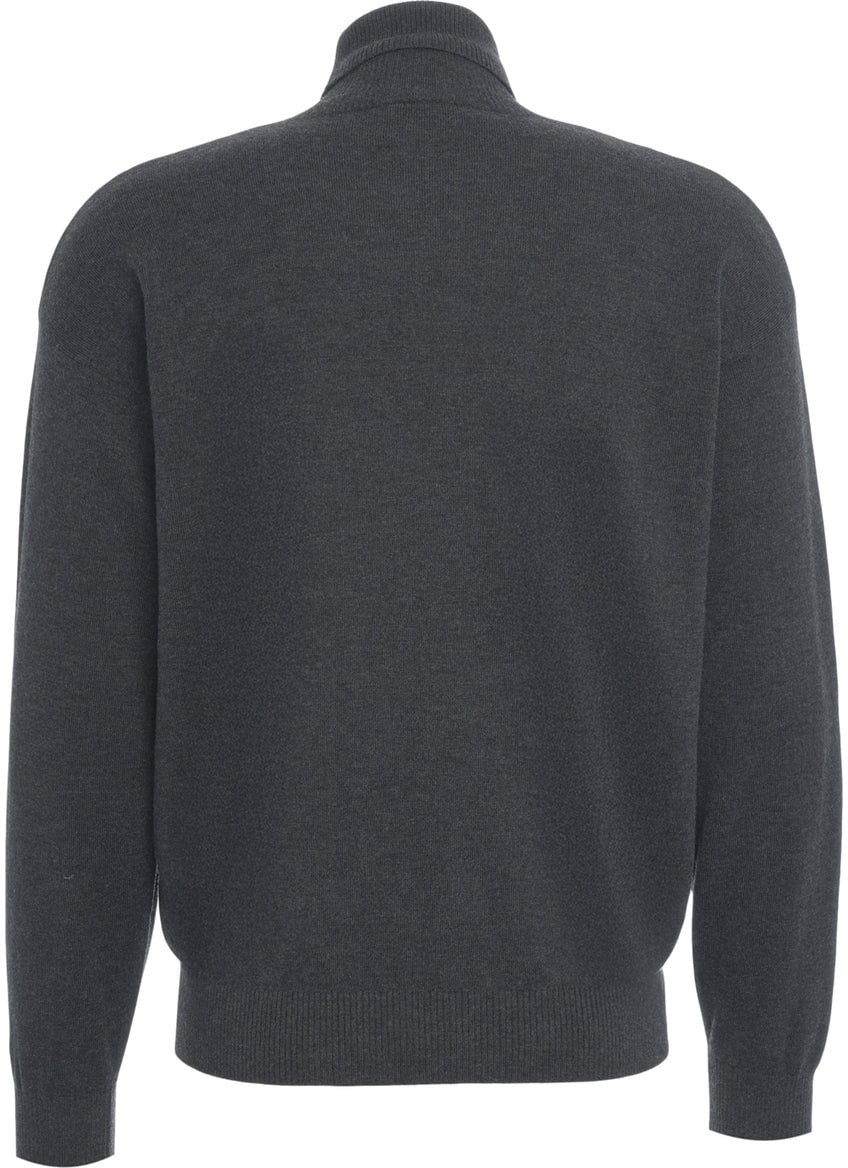Kangra Wool blend turtleneck sweater Beige