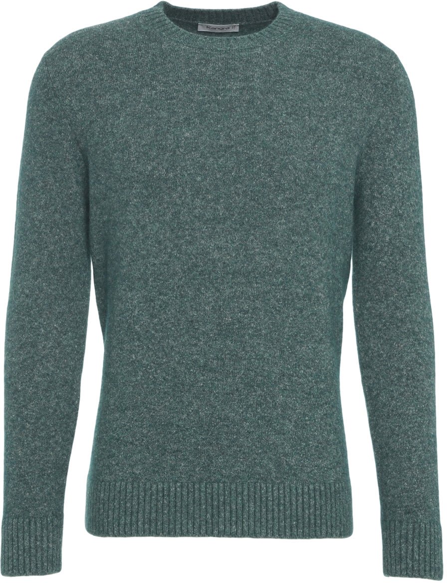 Kangra Sweater with crew neck Groen