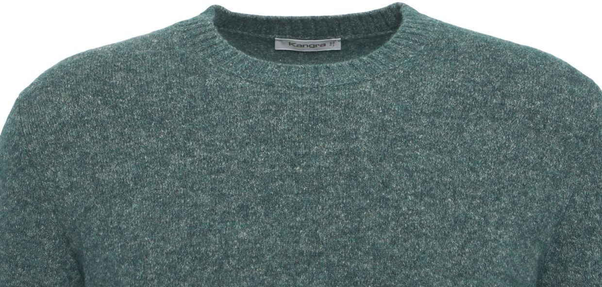 Kangra Sweater with crew neck Groen