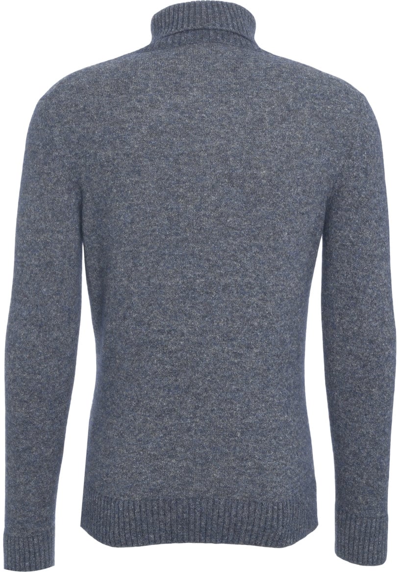 Kangra Wool blend turtleneck sweater Blauw