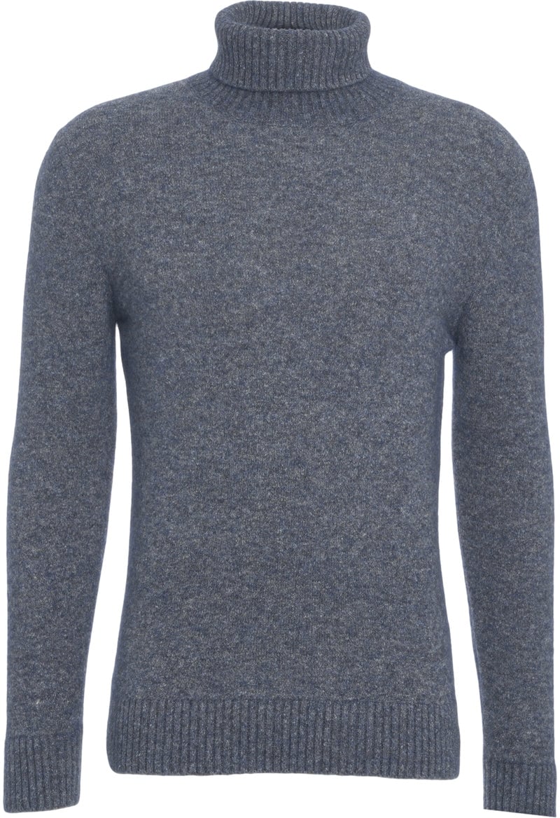 Kangra Wool blend turtleneck sweater Blauw