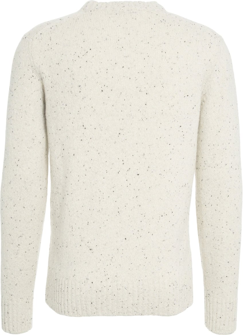 Kangra Knit sweater melange Wit