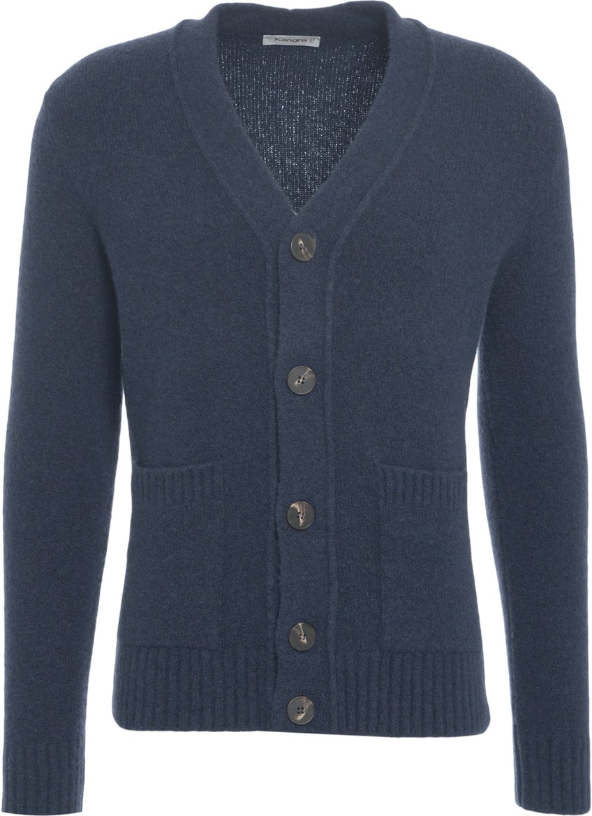 Kangra Cashmere cardigan Blauw