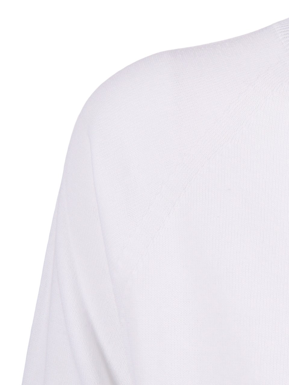 Kangra Seamless Round Neck Elbow Top Wit